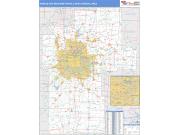 Kansas City <br /> Wall Map <br /> Basic Style 2025 Map