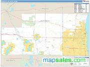 Kenosha <br /> Wall Map <br /> Basic Style 2025 Map