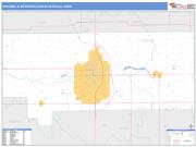 Kokomo <br /> Wall Map <br /> Basic Style 2025 Map