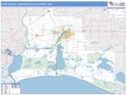 Lake Charles <br /> Wall Map <br /> Basic Style 2025 Map
