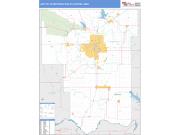 Lawton <br /> Wall Map <br /> Basic Style 2025 Map