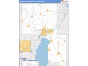 Appleton <br /> Wall Map <br /> Basic Style 2025 Map