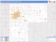 Lubbock <br /> Wall Map <br /> Basic Style 2025 Map