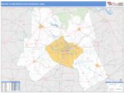 Macon <br /> Wall Map <br /> Basic Style 2025 Map