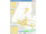 McAllen-Edinburg-Mission <br /> Wall Map <br /> Basic Style 2025 Map
