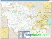 Middlesex-Somerset-Hunterdon <br /> Wall Map <br /> Basic Style 2025 Map
