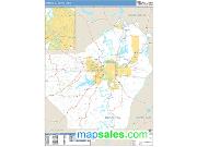 Monroe <br /> Wall Map <br /> Basic Style 2025 Map