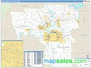 Montgomery <br /> Wall Map <br /> Basic Style 2025 Map