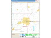Muncie <br /> Wall Map <br /> Basic Style 2025 Map