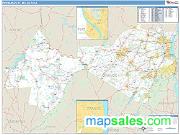 Newburgh <br /> Wall Map <br /> Basic Style 2025 Map
