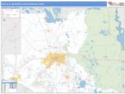Ocala <br /> Wall Map <br /> Basic Style 2025 Map