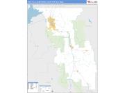Pocatello <br /> Wall Map <br /> Basic Style 2025 Map