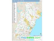 Portsmouth-Rochester <br /> Wall Map <br /> Basic Style 2025 Map