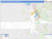 Provo-Orem <br /> Wall Map <br /> Basic Style 2025 Map