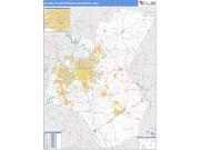 Raleigh <br /> Wall Map <br /> Basic Style 2025 Map