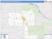 Rochester <br /> Wall Map <br /> Basic Style 2025 Map