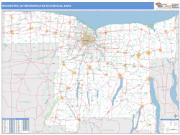 Rochester <br /> Wall Map <br /> Basic Style 2025 Map