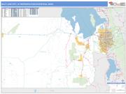 Salt Lake City <br /> Wall Map <br /> Basic Style 2024 Map