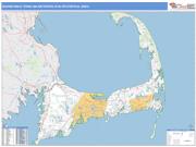 Barnstable Town <br /> Wall Map <br /> Basic Style 2025 Map