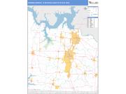 Sherman-Denison <br /> Wall Map <br /> Basic Style 2025 Map