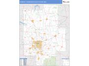 Springfield <br /> Wall Map <br /> Basic Style 2025 Map