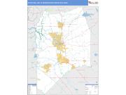 Stockton-Lodi <br /> Wall Map <br /> Basic Style 2025 Map