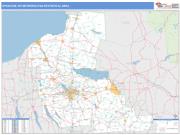 Syracuse <br /> Wall Map <br /> Basic Style 2025 Map