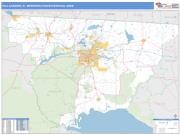 Tallahassee <br /> Wall Map <br /> Basic Style 2025 Map