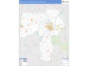 Tuscaloosa <br /> Wall Map <br /> Basic Style 2025 Map