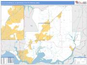 Vallejo-Fairfield <br /> Wall Map <br /> Basic Style 2025 Map