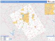 Waco <br /> Wall Map <br /> Basic Style 2025 Map