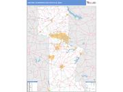 Longview <br /> Wall Map <br /> Basic Style 2025 Map