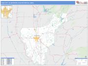 Yuba City <br /> Wall Map <br /> Basic Style 2025 Map
