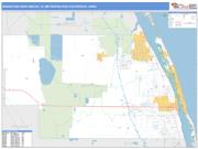 Sebastian-Vero Beach <br /> Wall Map <br /> Basic Style 2025 Map