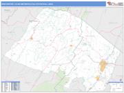 Winchester <br /> Wall Map <br /> Basic Style 2024 Map