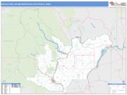 Wenatchee <br /> Wall Map <br /> Basic Style 2025 Map