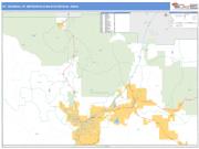 St. George <br /> Wall Map <br /> Basic Style 2025 Map