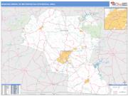 Bowling Green <br /> Wall Map <br /> Basic Style 2024 Map