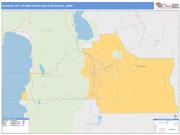 Carson City <br /> Wall Map <br /> Basic Style 2025 Map