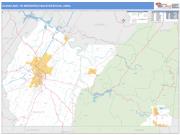 Cleveland <br /> Wall Map <br /> Basic Style 2025 Map