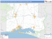 Crestview-Fort Walton Beach-Destin <br /> Wall Map <br /> Basic Style 2025 Map