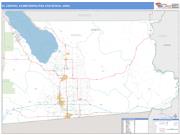 El Centro <br /> Wall Map <br /> Basic Style 2025 Map