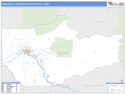 Fairbanks <br /> Wall Map <br /> Basic Style 2024 Map