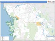 Homosassa Springs <br /> Wall Map <br /> Basic Style 2025 Map