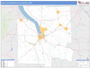 Ithaca <br /> Wall Map <br /> Basic Style 2024 Map