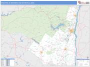 Kingston <br /> Wall Map <br /> Basic Style 2024 Map