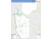 Lake Havasu City-Kingman <br /> Wall Map <br /> Basic Style 2025 Map