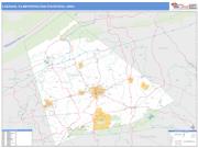 Lebanon <br /> Wall Map <br /> Basic Style 2025 Map