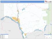 Longview <br /> Wall Map <br /> Basic Style 2025 Map