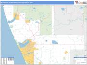 Muskegon <br /> Wall Map <br /> Basic Style 2025 Map
